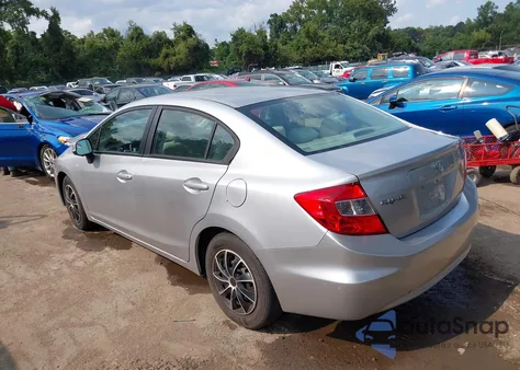 2012 Honda Civic Lx z USA, uszkodzony, nr VIN 19XFB2F5XCE356258